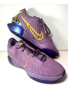 Nike LeBron 21 Freshwater Purple Rain Basketball Shoes FV2345-500 Mens US 10